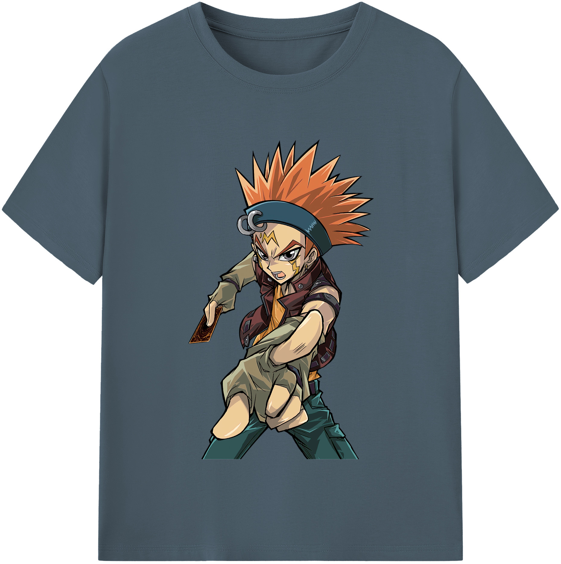 （画像用） 遊☆戯☆王 Yu-Gi-Oh! 綿100％半袖Tシャツ（フロントプリント）